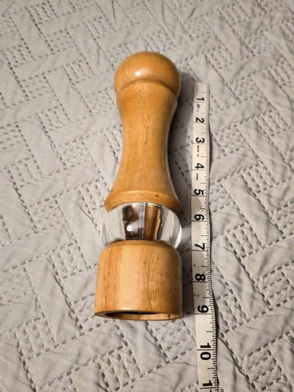 Olde Thompson Wood and Acrylic Pepper Mill Brown